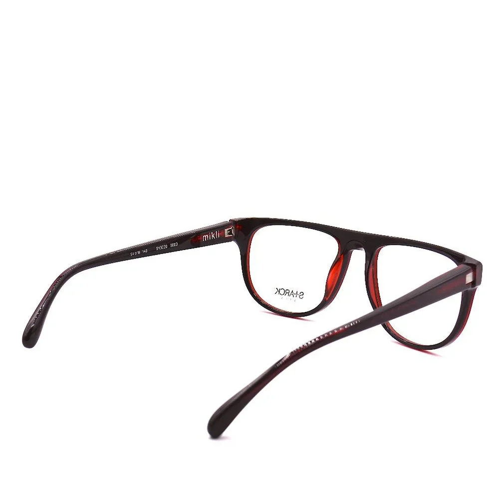 NEW STARCK EYES SH3020 MATTE BLACK RED AUTHENTIC EYEGLASSES FRAME - Picture 7 of 9